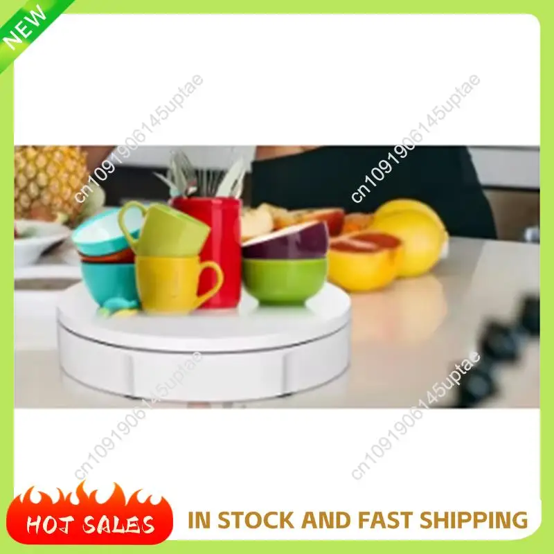 

N88R Rotating Display Stand With Remote, Electric 360° Adjustable Speed& Angle For Live Sales/Photography Turntable