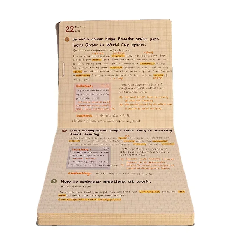 Notebook Quaderno per studenti Quaderno per studenti Quadrato in stile semplice Ins Libro per appunti Diario per esami per studenti Riviste per quaderni vuoti extra spessi