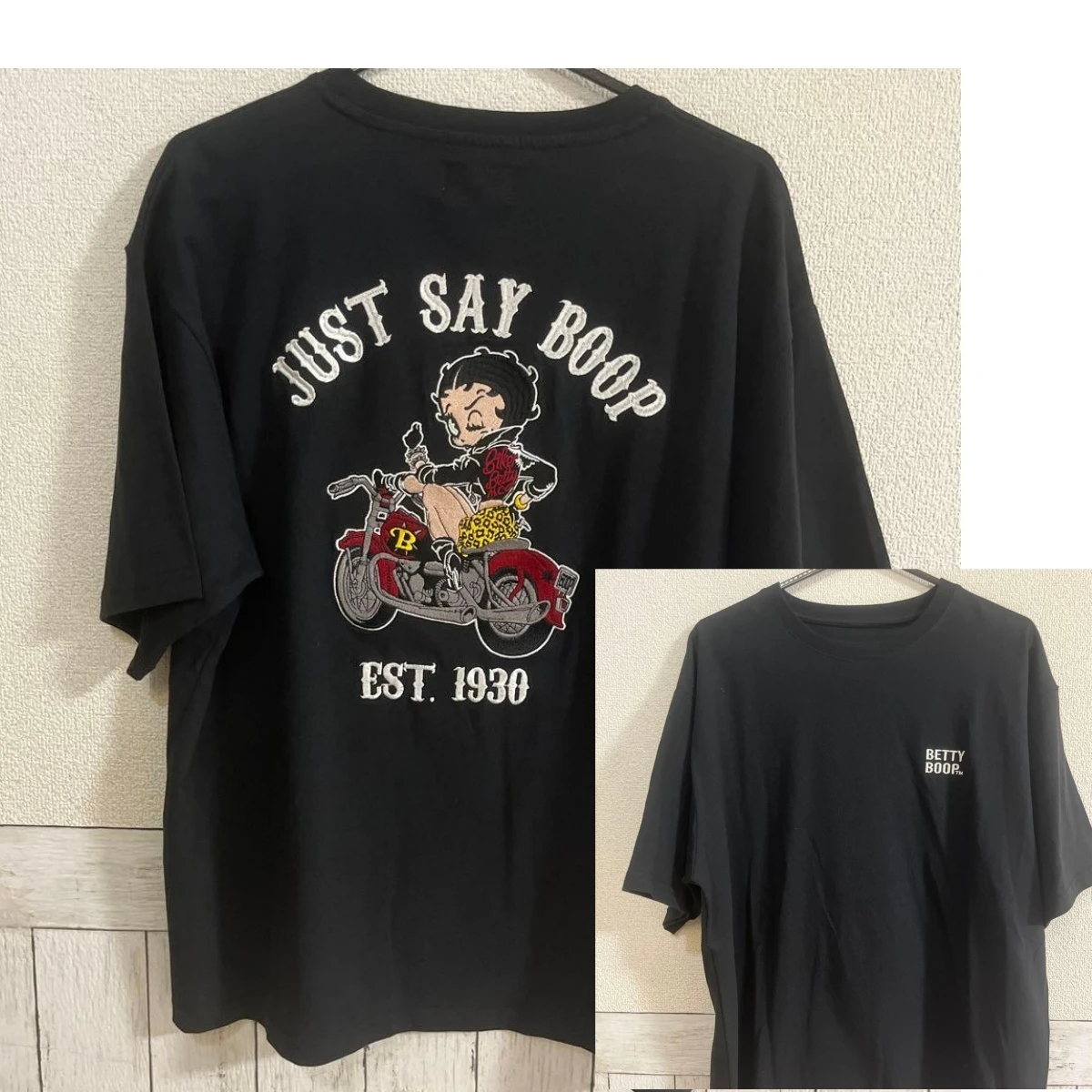 BIKER BETTY MOTORCYCLE CLUB Betty Boop T-Shirt Cotton Graphic Tee Men Women Summer Streetwear view 6