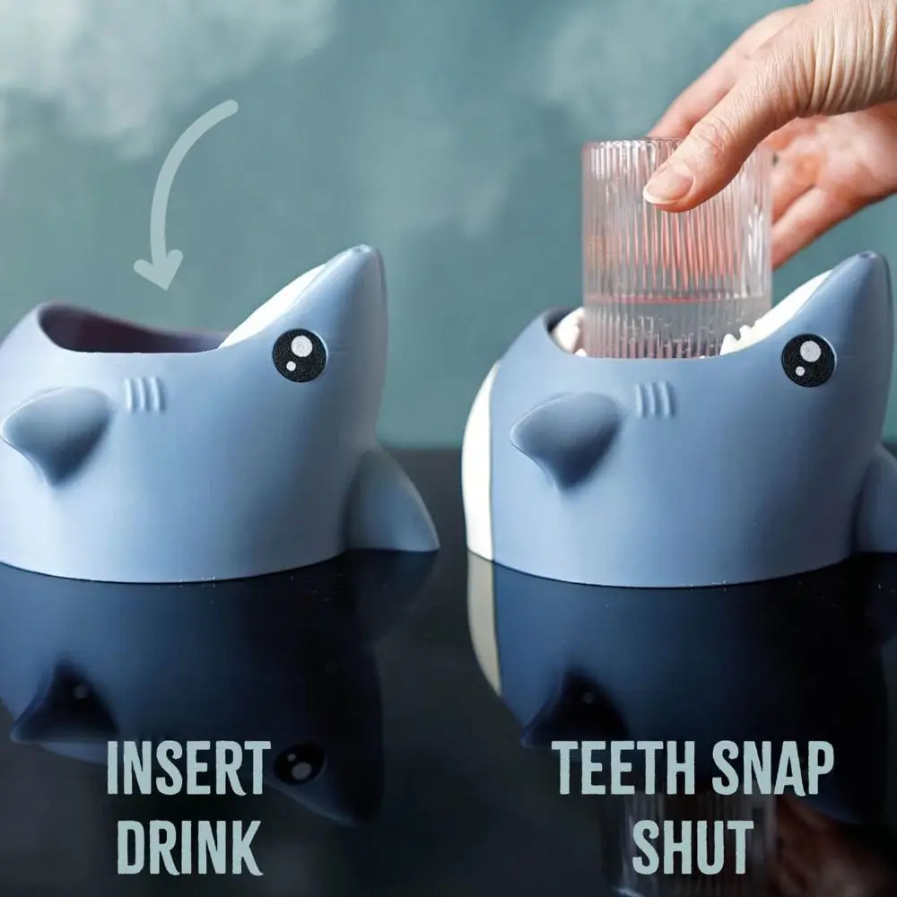 

NEW Shark-shaped Drink Coaster 3D Printing Fun Cup Holder Eye-catching Creative Drink Holder Party Decorations