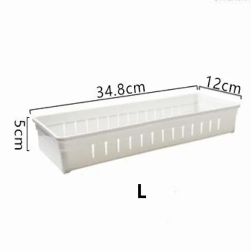 

Kitchen Cutlery Storage Boxes Plastic CutleryTray Holder with Adjustable Divider for Spoons Fork Knives Kitchen Drawer Organizer