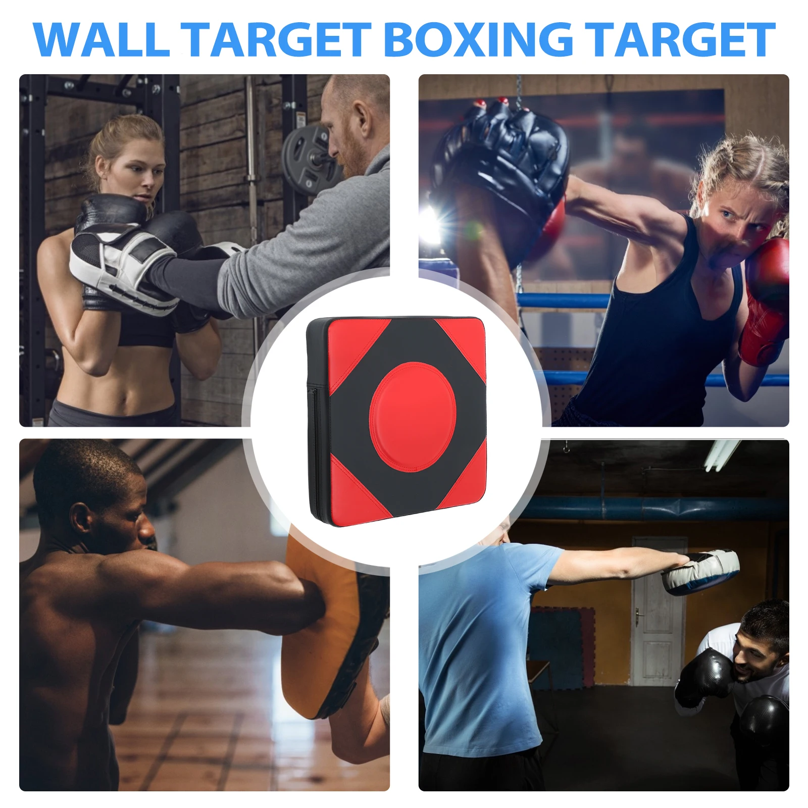

Boxing Target Sandbag Punching Board Wall Pads Paddles Hanging for Game Child