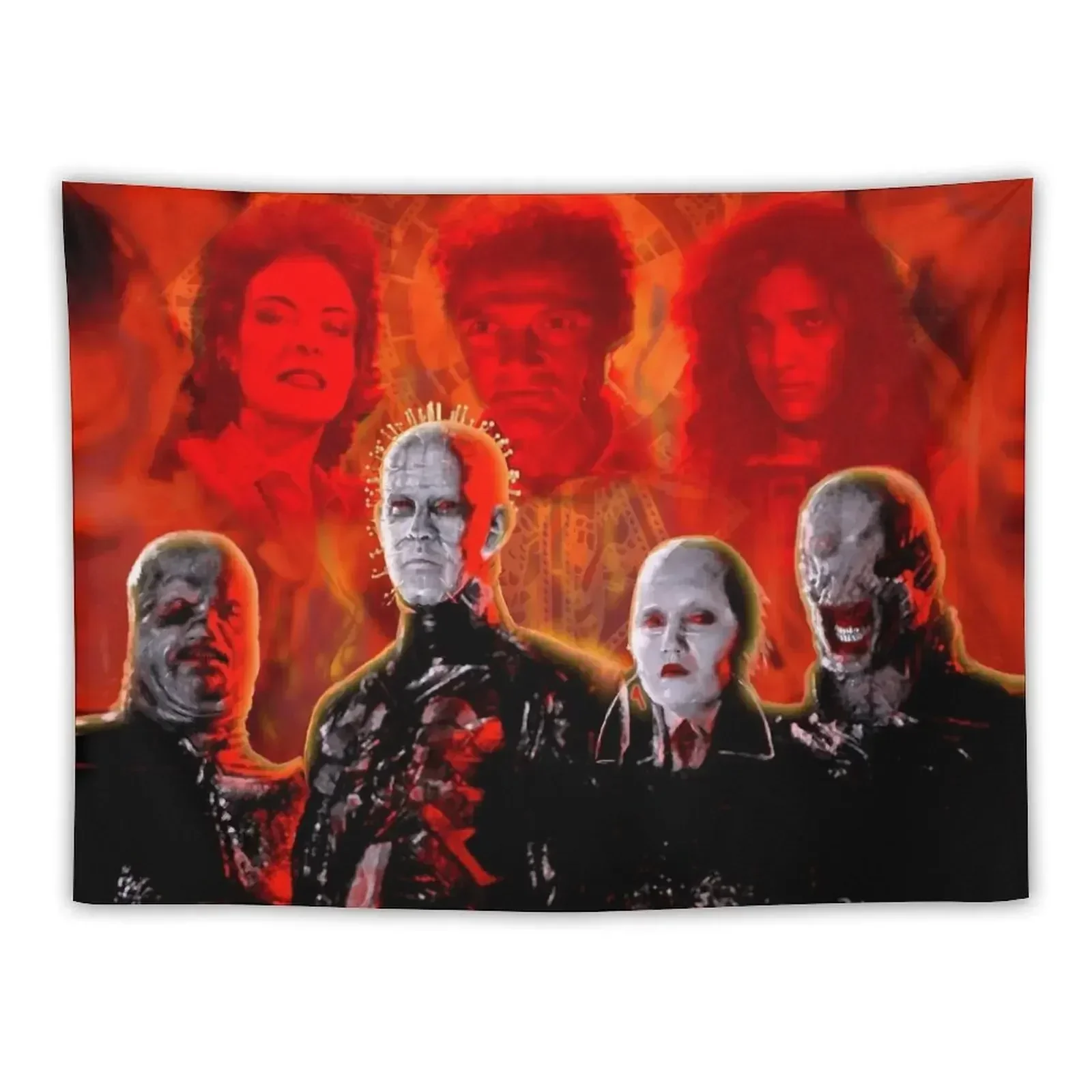 Hellraiser Cenobites Tapestry Wall Hangings Decoration Aesthetic Room Decor Tapestry