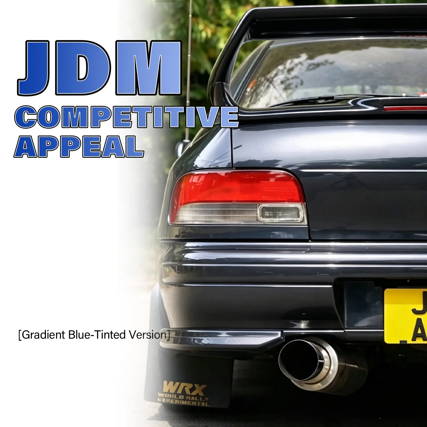 HKS 89mm-Style Heck-Auspufftopf, JDM Abgewinkelter Direktfluss-Stil, Japanische Rennwagen-Modifikation, Sportlicher Auspuffklang – Detail 1
