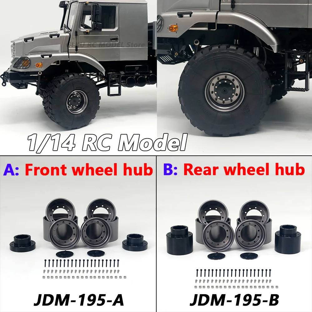 

JDMODEL JDM-195-A&B Прицеп XS45 Ступицы передних и задних колес