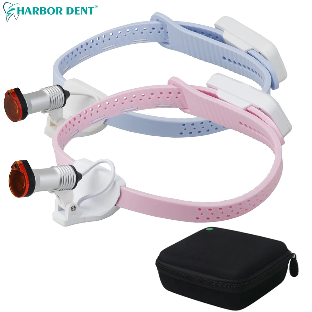 5W Dental LED Headligth Wireless Ultra-light High-brightness Dental Surgical Headband Medical Headlight Adjustable Brightness