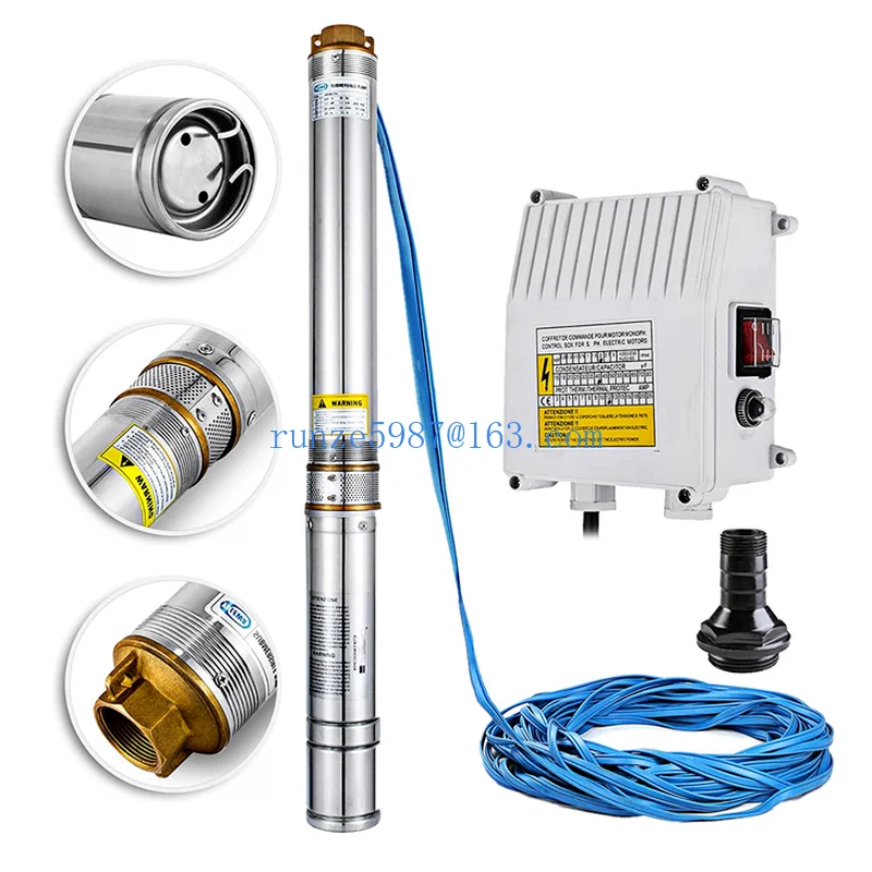 Deep Well Electric Centrifugal Irrigation Borewell Submersible Water Pump