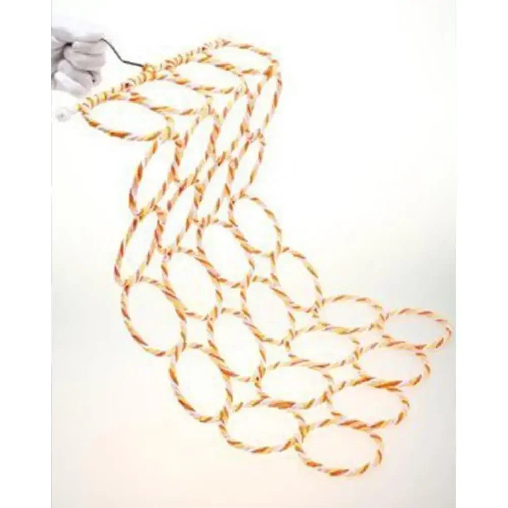 Scarf Holder Foldable Tie Belt Hook Shawl Scarves Organizer Rattan Weave Hanger Wardrobe Storage Holder Display Rack