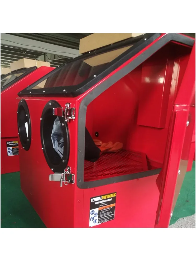 Small sandblasting machine surface rust removal, refurbishment, oil removal, impurities removal, high-speed frosted glass engrav