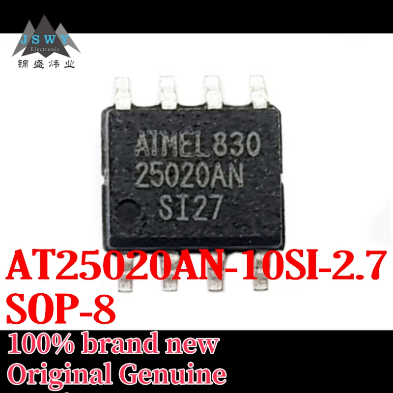 

(5/50pcs) AT25020AN-10SI-2.7 AT25020 SOP8 Memory Genuine Stock Large Inventory Free Shipping