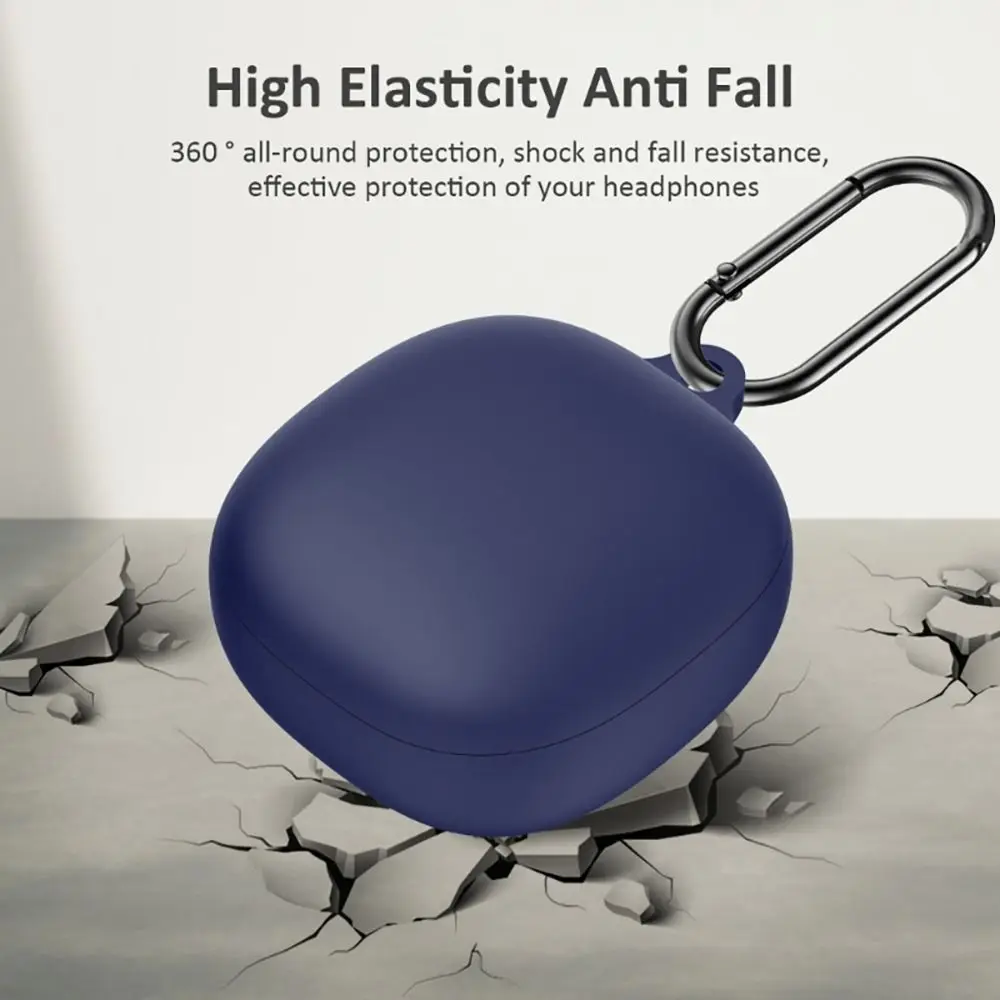 Silicone Wireless Earbuds Case Soft Shockproof Earphone Protector Colorful Waterproof for Anker Soundcore Liberty 4 - view 2