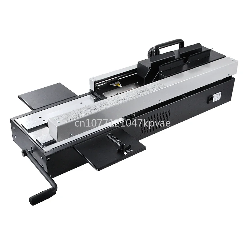 

Album Book Paper Binder with Manual Paper Cutting Machine A4 Size Manual Hot Melt Glue Binding Machine 4cm Thickness for Photo