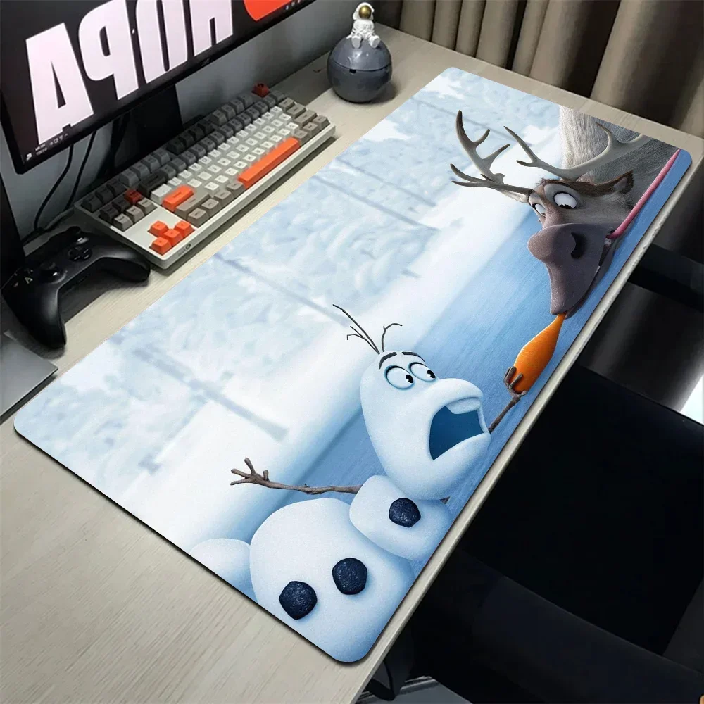 1pc-Disney Olaf Snowman Frozen Floor Mat Mouse Mat Desk Mat With Pad Gaming Accessories Prime Gaming XXL