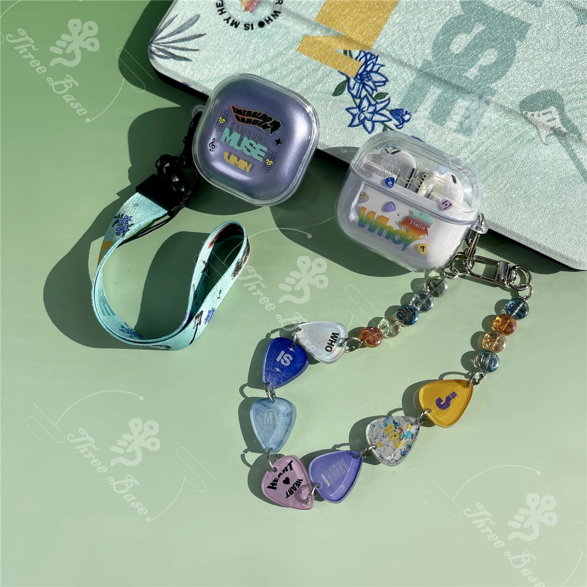 Custodia per Samsung Buds 3 Pro jin jimin jHope Samsung Buds2 pro Cover Rm V Buds FE Buds Live Custodia protettiva morbida antiurto portatile