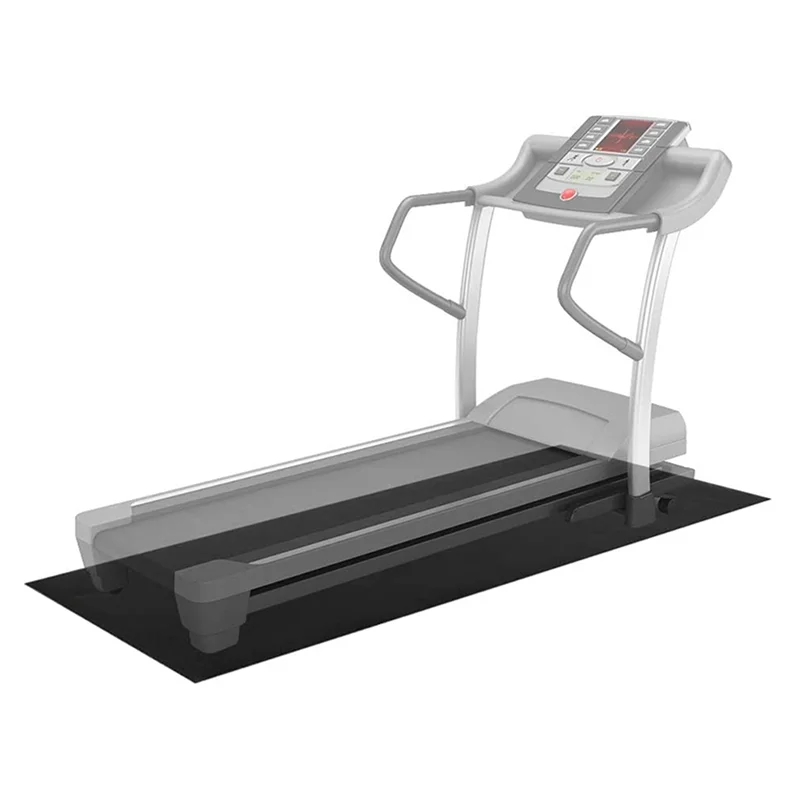 

ELOS-3Pc 120X60cm Exercise Mat Gym Fitness Equipment For Treadmill Bike Protect Floor Mat Running Machine Shock Absorbing Pad
