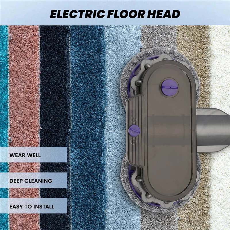 

Насадка для мытья полов для Dyson V7 V8 V10 V11 V15, запасные части для беспроводного пылесоса, электрическая насадка для швабры, аксессуары для щетки