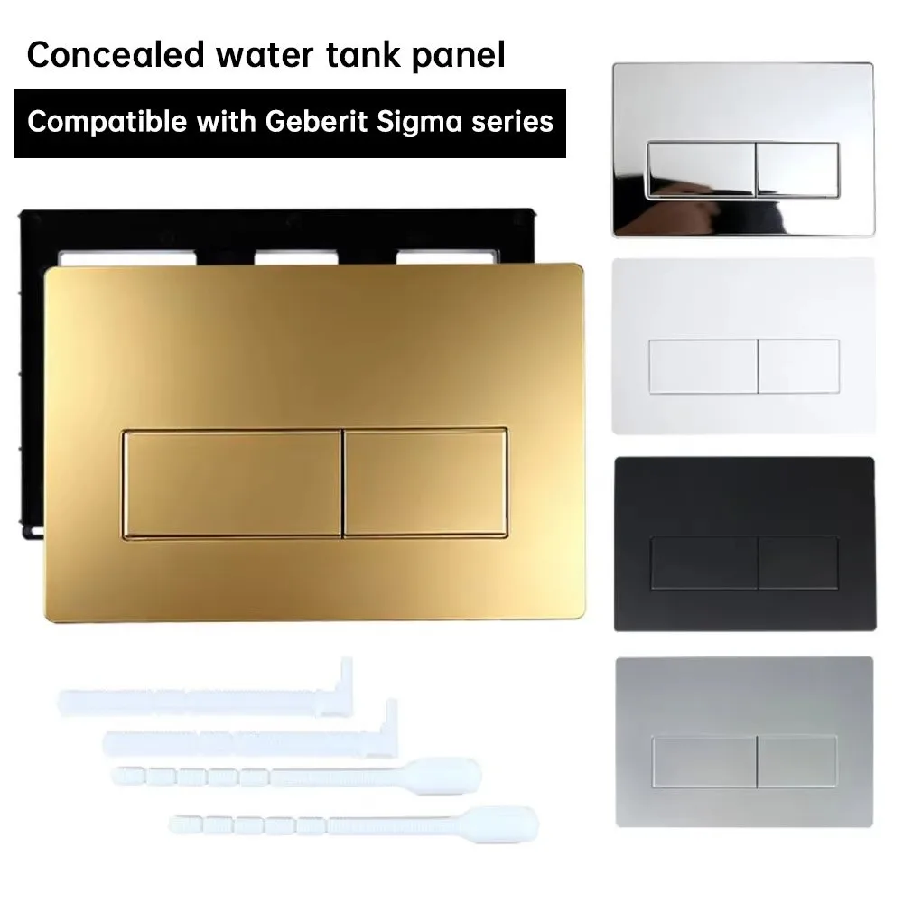New Hidden Toilet Flush Button Wall Mounted UP300 UP320 Toilet Button Dual Flush Toilet Tank Parts for Geberit Sigma 01/20/30/50