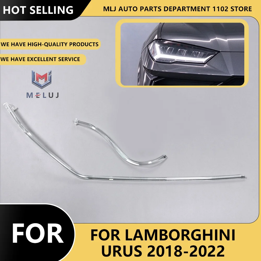 For Lamborghini Urus 2018 2019 2020 2021 2022 Headlight Bar DRL Chip LED Angel Eye Tube DRL Light Guide Strip Unit 4ML941475