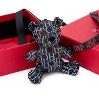 CHCH exquisita caja de regalo oso llavero muñeca lindos regalos para niños decoración interesante cien joyería colgante
