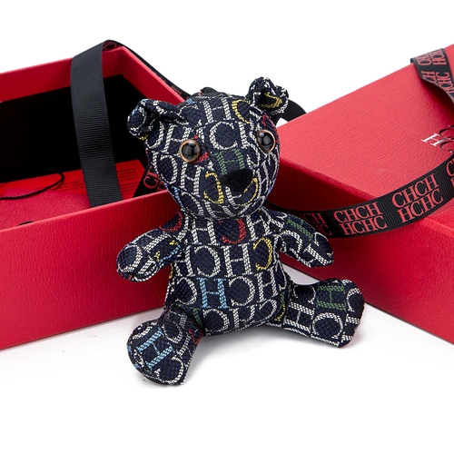 CHCH exquisita caja de regalo oso llavero muñeca lindos regalos para niños decoración interesante cien joyería colgante