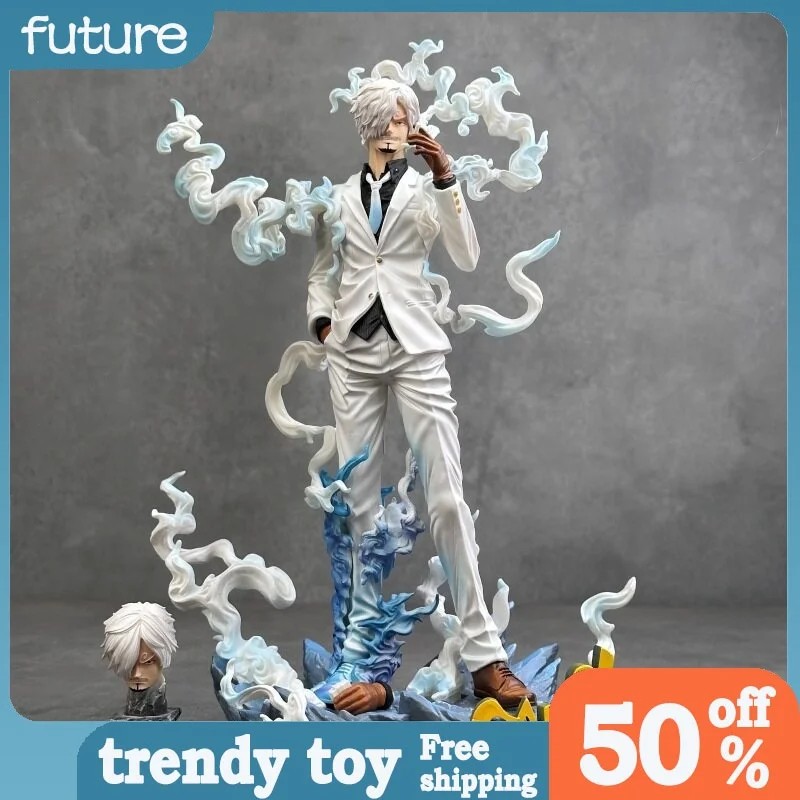 

New One Piece Nami Zoro Sanji Gk Statue Model Ornament Instock Anime Periphery Collectible Decoration Gift For Adult Anime Fans