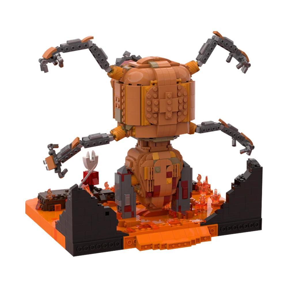 Gobricks MOC-235564 Silksong- الجوقعة الرابعة بوس قتال ألعاب مكعبات البناء هدية #4