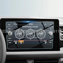 Tempered Glass Screen Protector For Volkswagen VW Jetta A7 MK7 2024 2025 8inch Car radio Navigation anti-scratch accessories