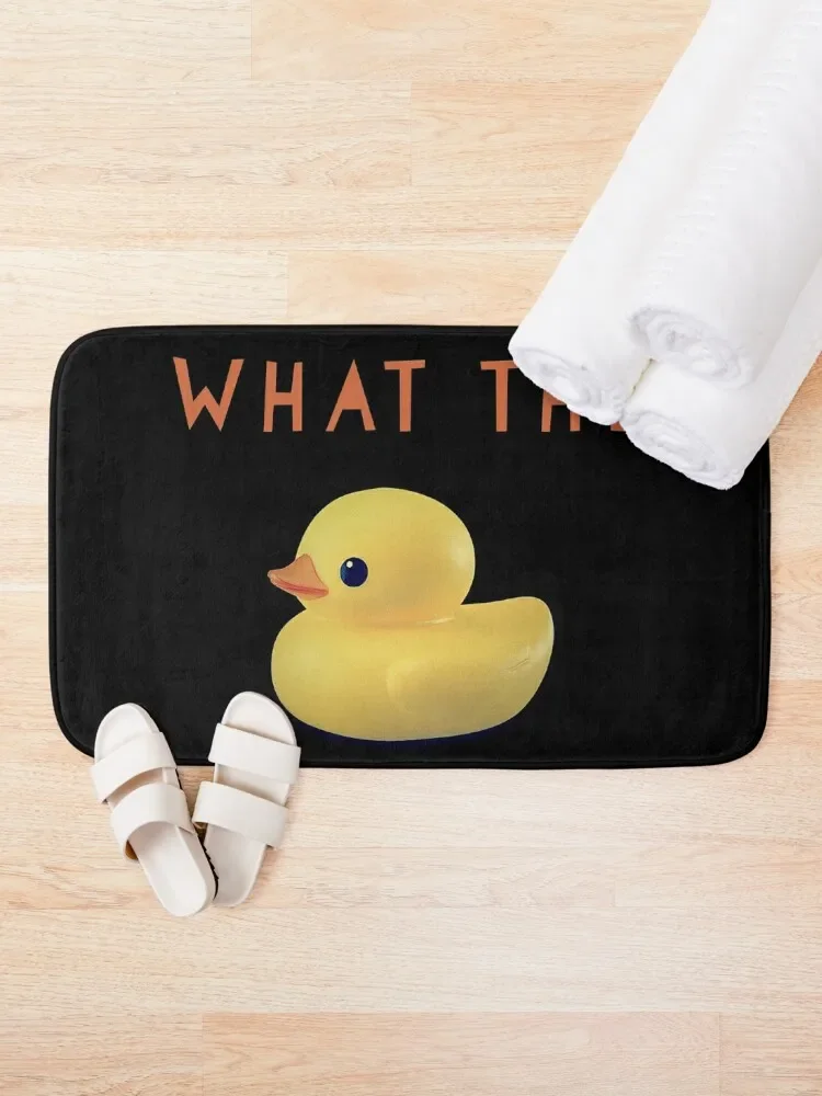 What the DUCK Bath Mat Carpet In The Bathroom Bathroom Carpet Set Home Entrances Anti-Slip Shower Mat