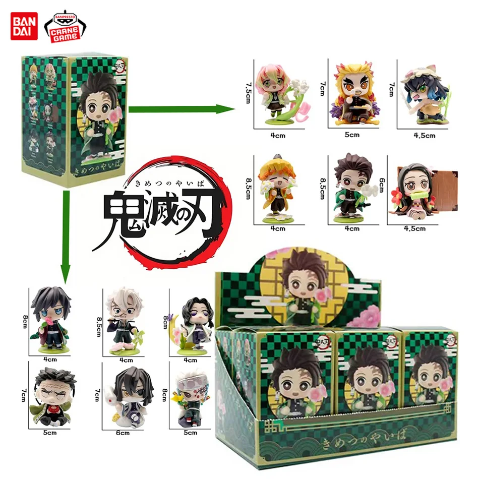 Tanjiro Kamado Nezuko Anime Cartoon Figure Blind Box Creative Personalized Collectible Statue Model Ornament Surprise Gift
