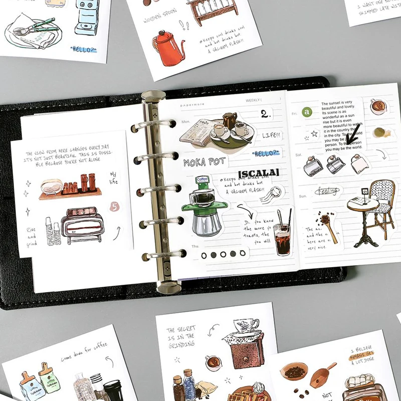 

Mr. Paper kawaii Soft Time Series Sticker Book planner scrapbooking stickers Gifts for students journaling stationery supplies