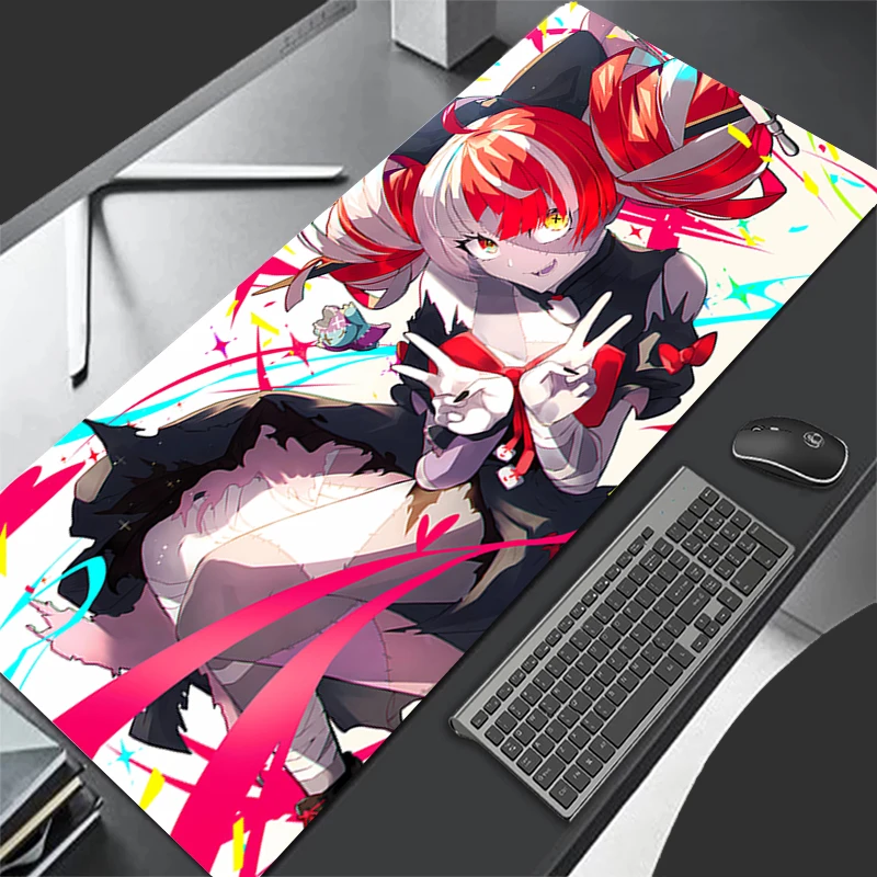 

Коврик для мыши, аксессуары для компьютерных игр, коврик для клавиатуры HD, офисный резиновый коврик для мыши для ПК, Hololive Kureiji Ollie Decoracion, настольный коврик для мыши