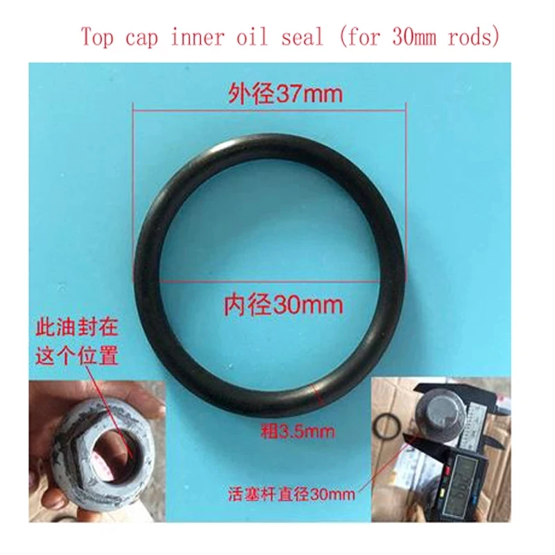 Jack Oil Seal O-ring Horizontal 3 Ton Jack Repair Kit Oil Seal Jack Repair Accessories Seal Ring Hydraulic