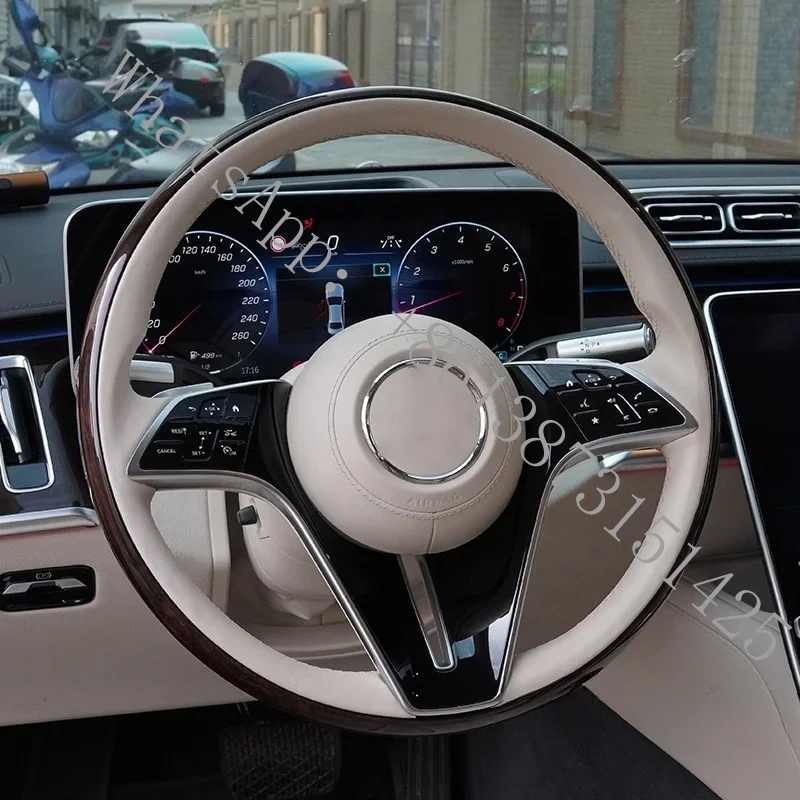 

Подходит для C217, W212, W213, W223, W222, S63, C63, GLA45, C43, SLC, руль из персикового дерева, класс W205, GLA.