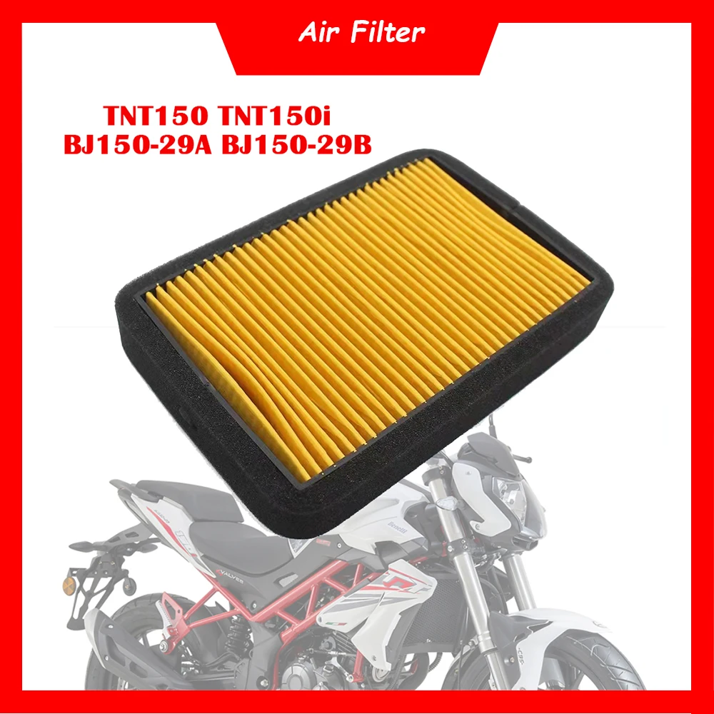 Motorcycle Replacement Engine Air Filter Cleaner Air Intake Filter Element For Benelli BJ150-29A BJ160-29B TNT150 TNT150i