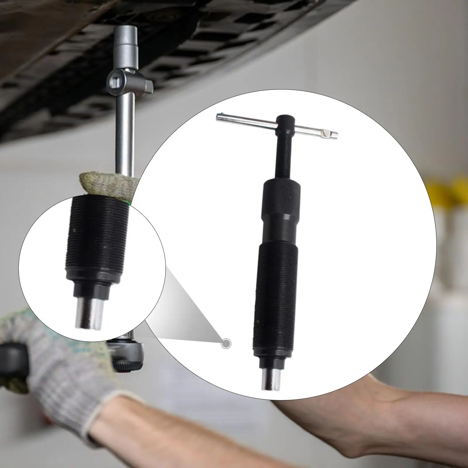 

Hydraulic RAM Thread Gear Puller, 10T Hub Puller Replace for Shafts, Gear Hub Puller