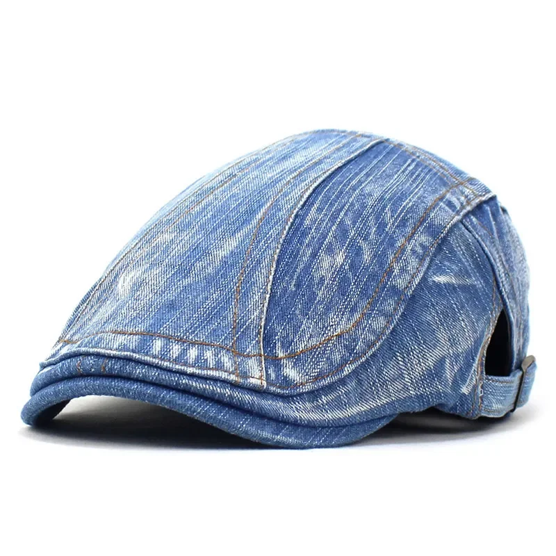 

LDSLYJR четыре сезона модные хлопковые однотонные кепки с джокером газетчика мужские плоские фуражки женские береты художника 06