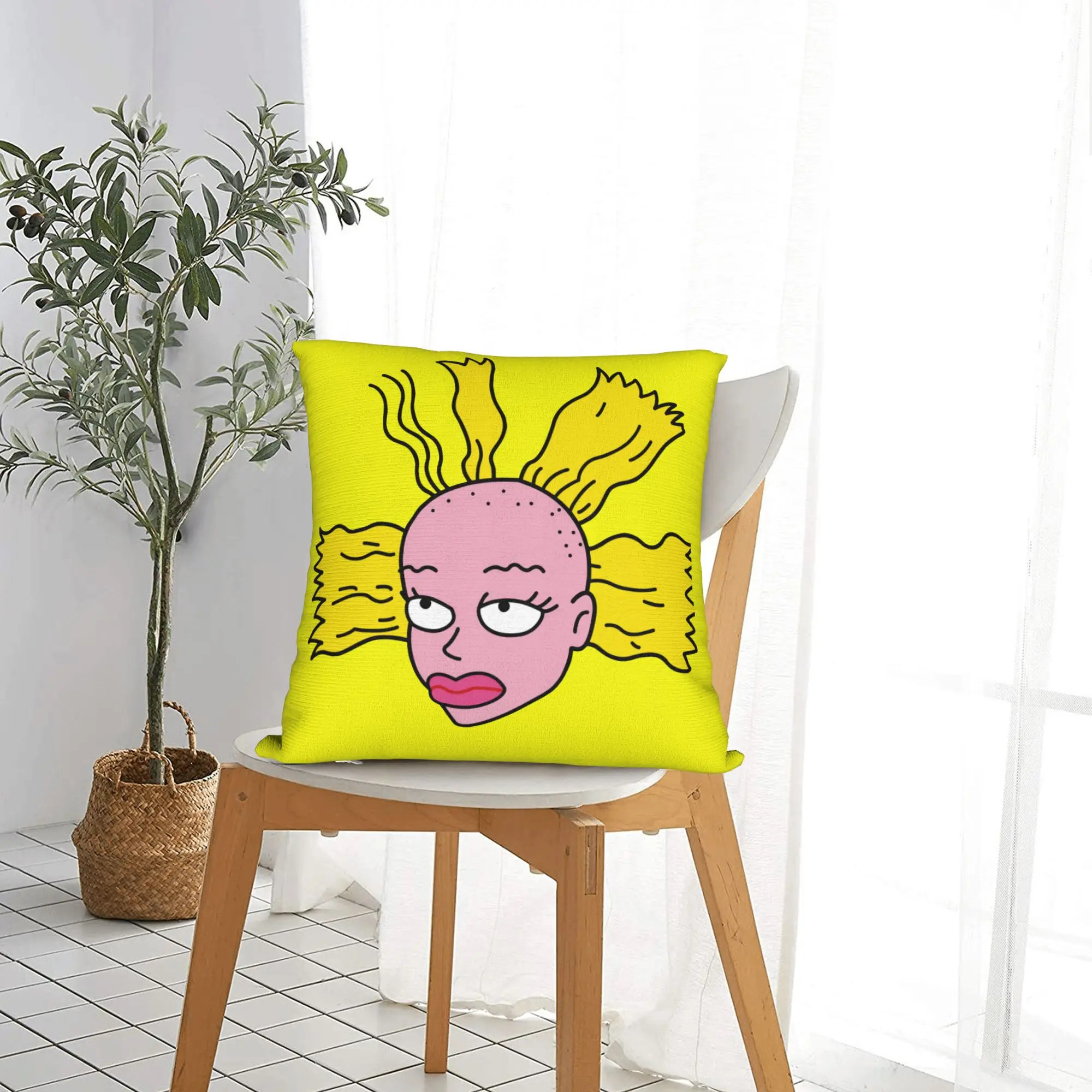 Cynthia Doll Square Pillow Cases R-Rugrat Cute Cartoon Cushion Covers Custom Decorative Throw Pillow Case Cover for Sofa 40*40cm
