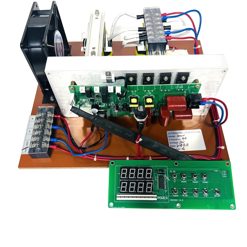 2400W 28khz-40khz Frequency Adjustable Ultrasonic Generator PCB Board For Multi Function Ultrasonic Cleaning Machine