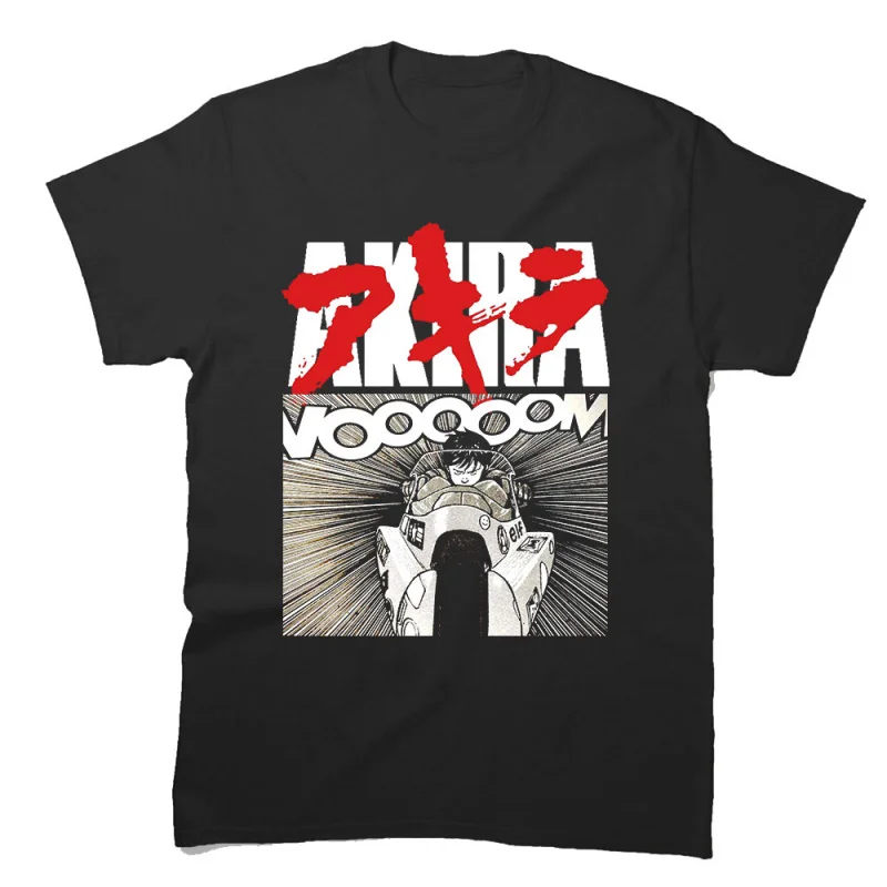 

0225 Vintage Akira Anime T Shirt Cyberpunk Manga City explosion Graphic clothes cyber mecha Neo-Tokyo Streetwear All size tops
