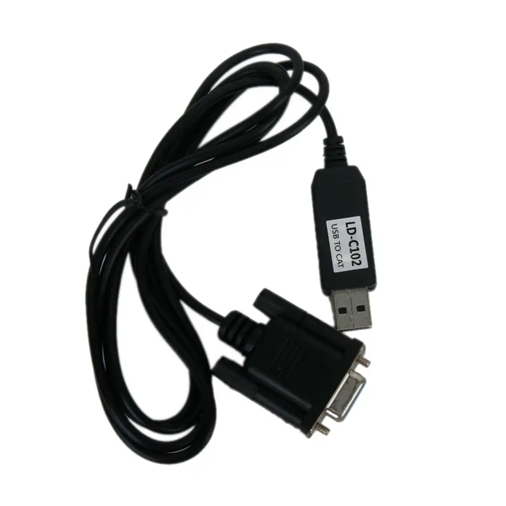 High Grade Black USB CAT Cable Suit for Yaesu FT-450 FT-950 FT-2000 FT-2000D