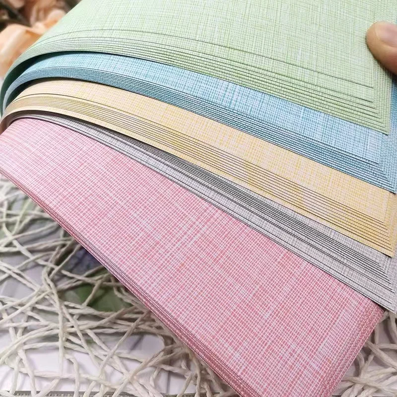 A4 Cloth Cover Paper A3+ Bidding Documents Adhesive Cover Paper 180G Leatherette Cardstock Laser Inkjet Print Painting Handmade