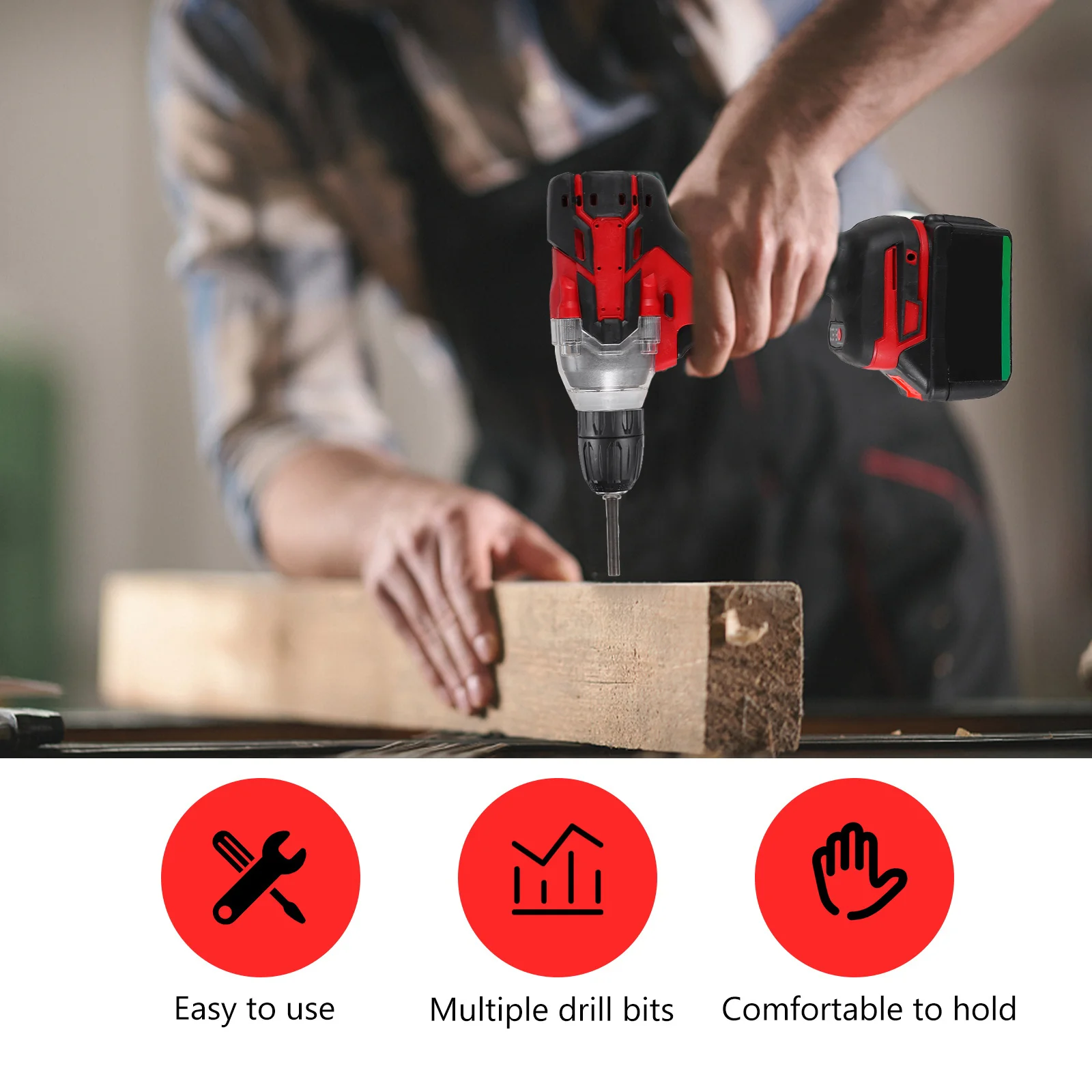 Martello pneumatico per rivetti da 2 pezzi per rivetti cavi solidi Martello semi solido Strumento di ricambio durevole per pistola per rivetti