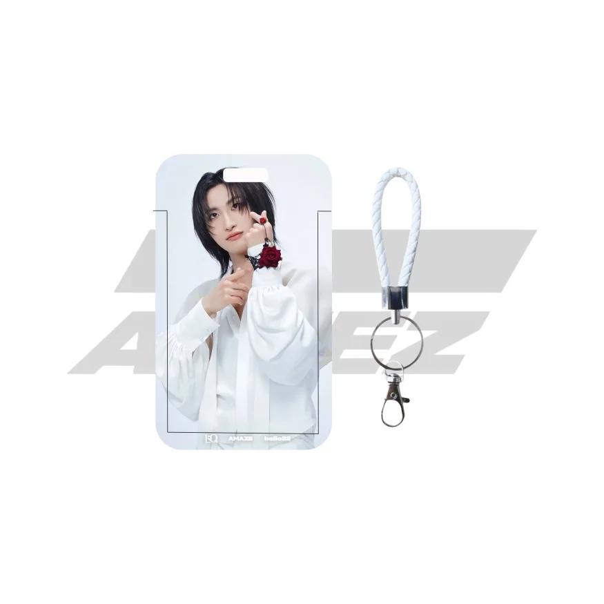 Idol Boy ATEEZ New Series Work ID Holder Student Campus Card Holder Bus Meal Card Mingi Yunho Seonghwa Jongho San Fans Gifts