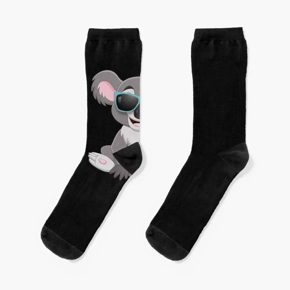 Koala Sunglasses Socks cotton crazy valentine gift ideas Socks For Women Men's