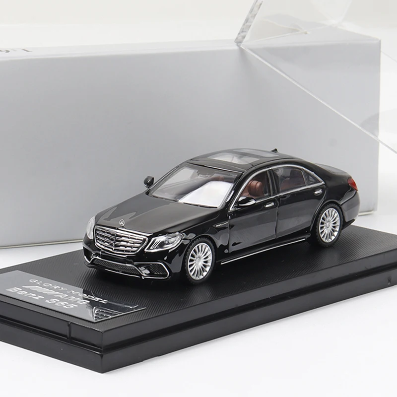 Modèle Glory 1:64 S65 W222, voiture en alliage moulé sous pression et véhicules jouets, modèle de voiture Miniature à l'échelle pour enfants