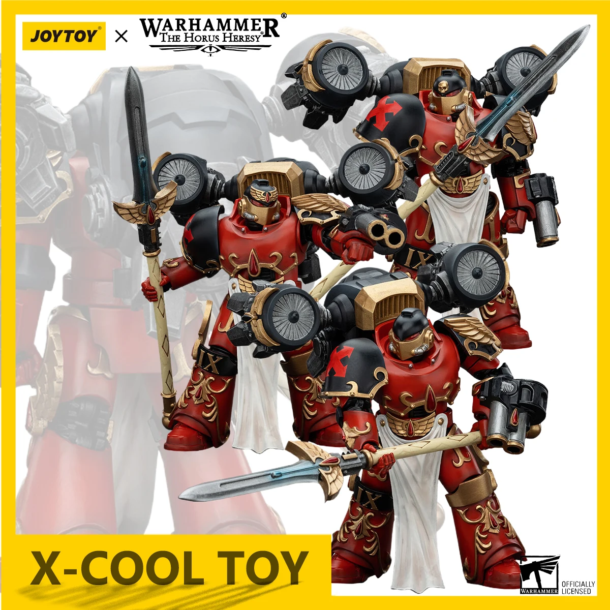 JOYTOY Warhammer The Horus Heresy Blood Angels Action Figure Dawnbreaker Cohort Joints Movable Figurine Collector Model Toy Gift