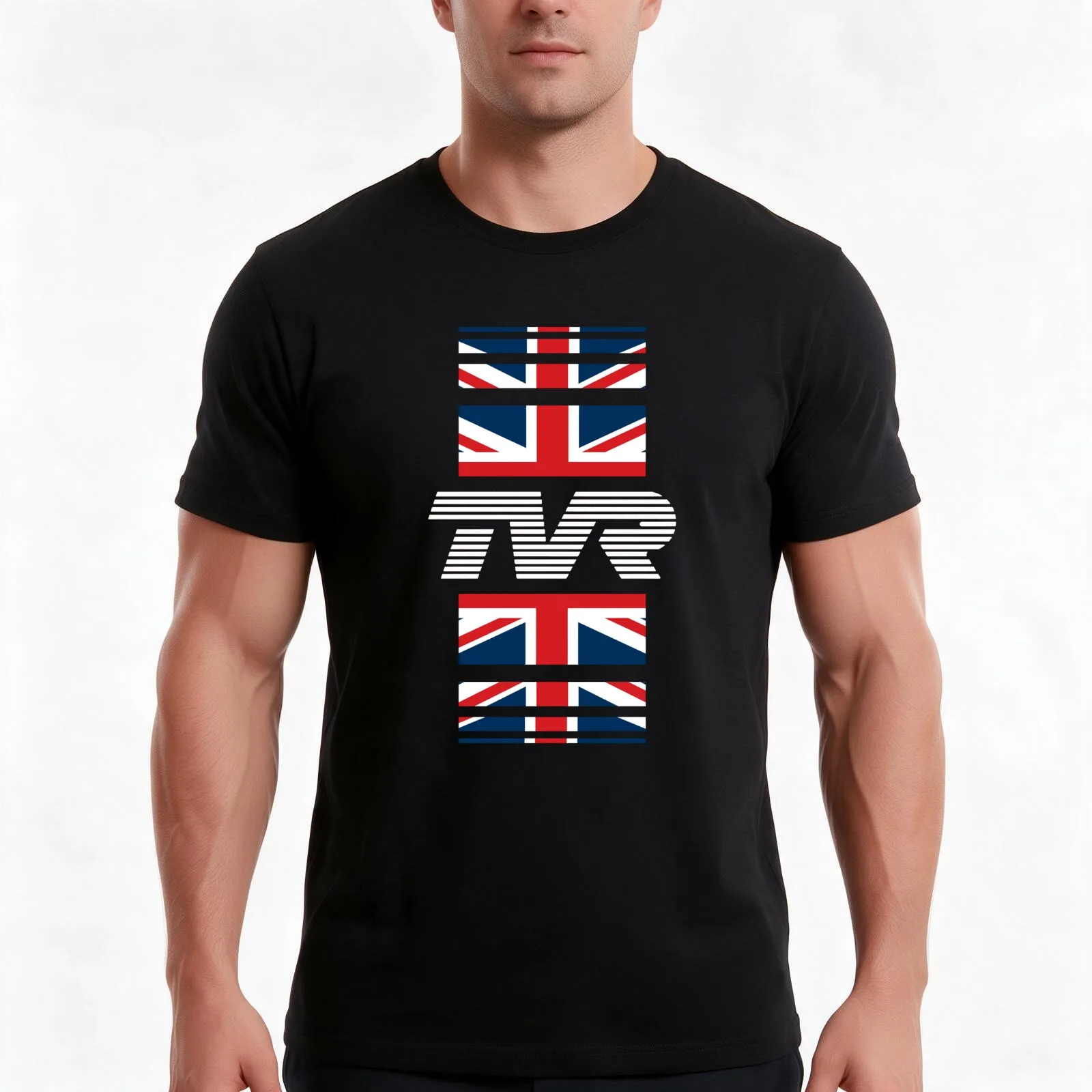 TVR Automobiles T-Shirt Summer Casual Cotton Tee Oversized Streetwear Tops Vintage Graphic Print Loose Fit Short Sleeve