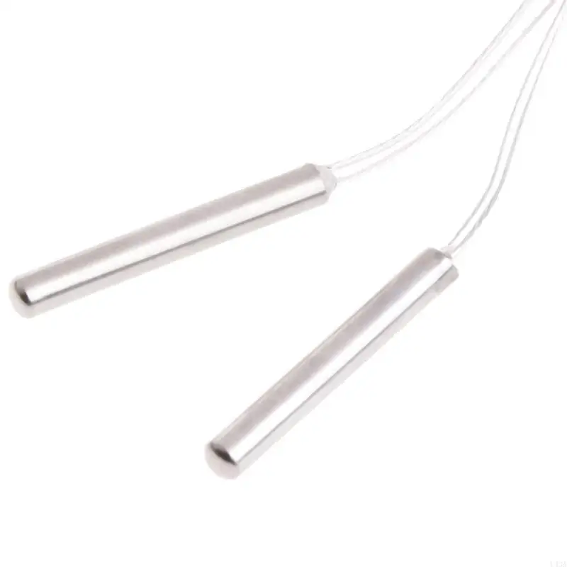 4mm x30mm Lot Pt1000 Temperature Sensor with Durable Stainless Steel Shell 2 Pcs Set 2 Wires Thermocouple