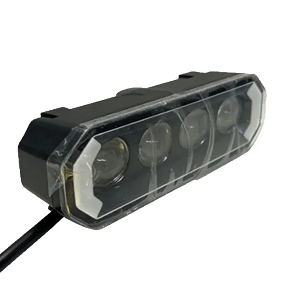Electric Scooter Front Headlight 36V 48V with For HORN Enabled Turn Signal Operation and Daytime Running Light