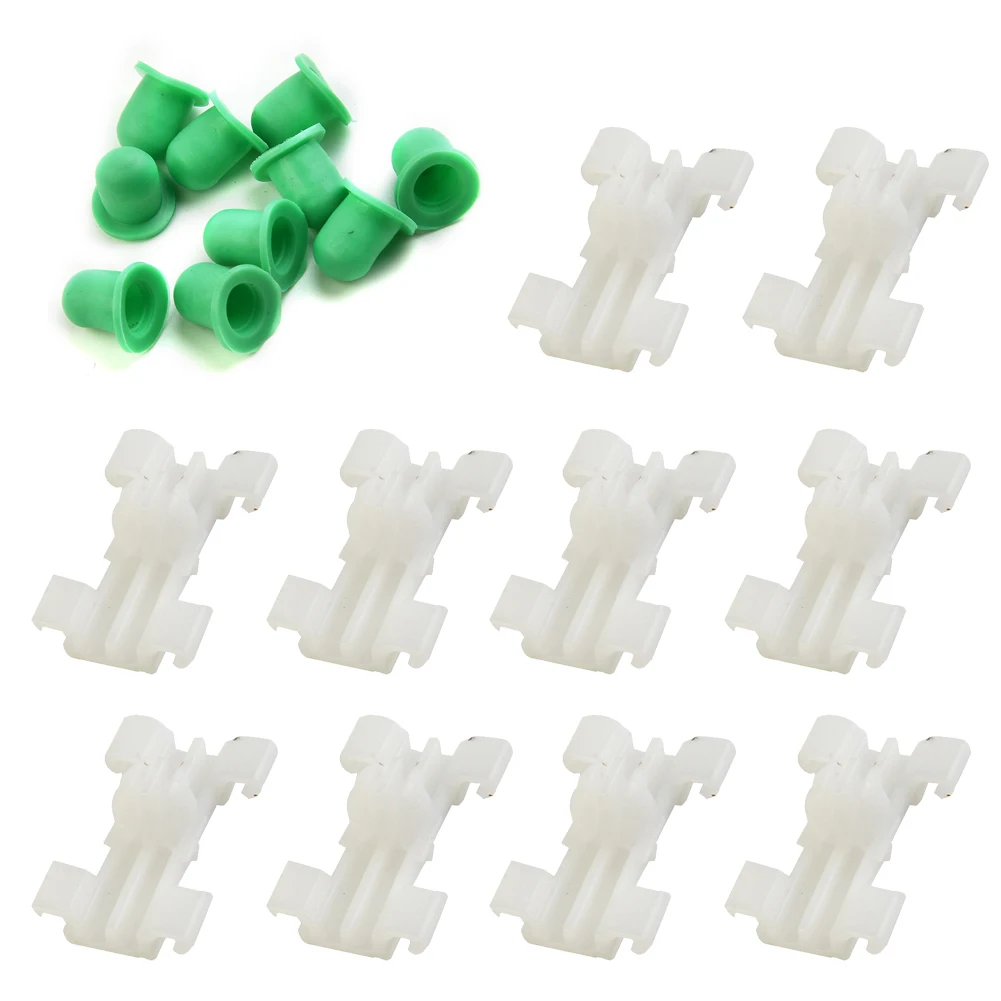 10 PCS Car Clips Exterior Side Moulding Door Bumpstrip Retaining Fastener Clip 51138231130 For BMW E46 Car Interior Accessories
